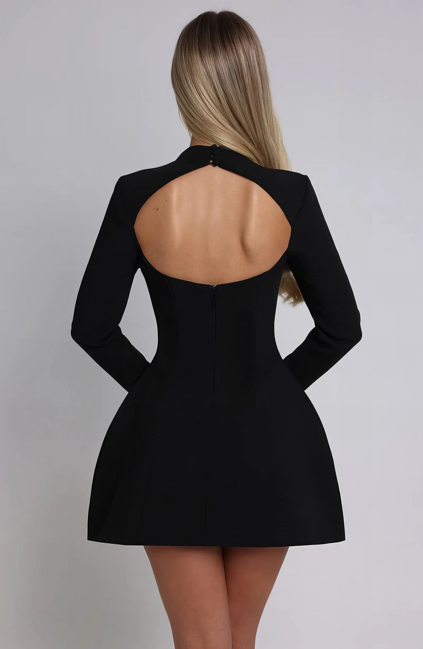 Angela Mini Dress - Black