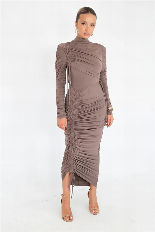 Beau Maxi Dress -Brown