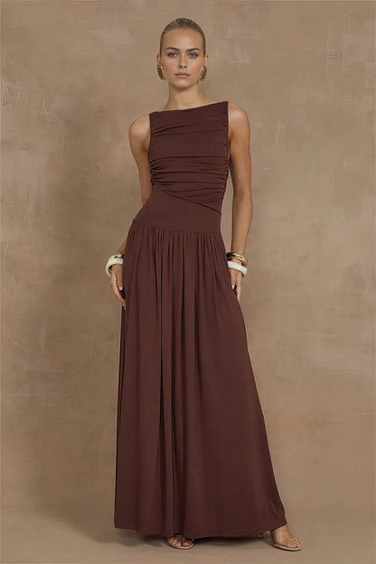 Jade Maxi Dress - Red