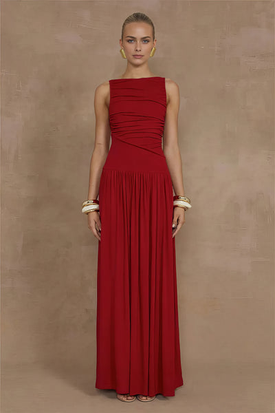 Jade Maxi Dress - Brown