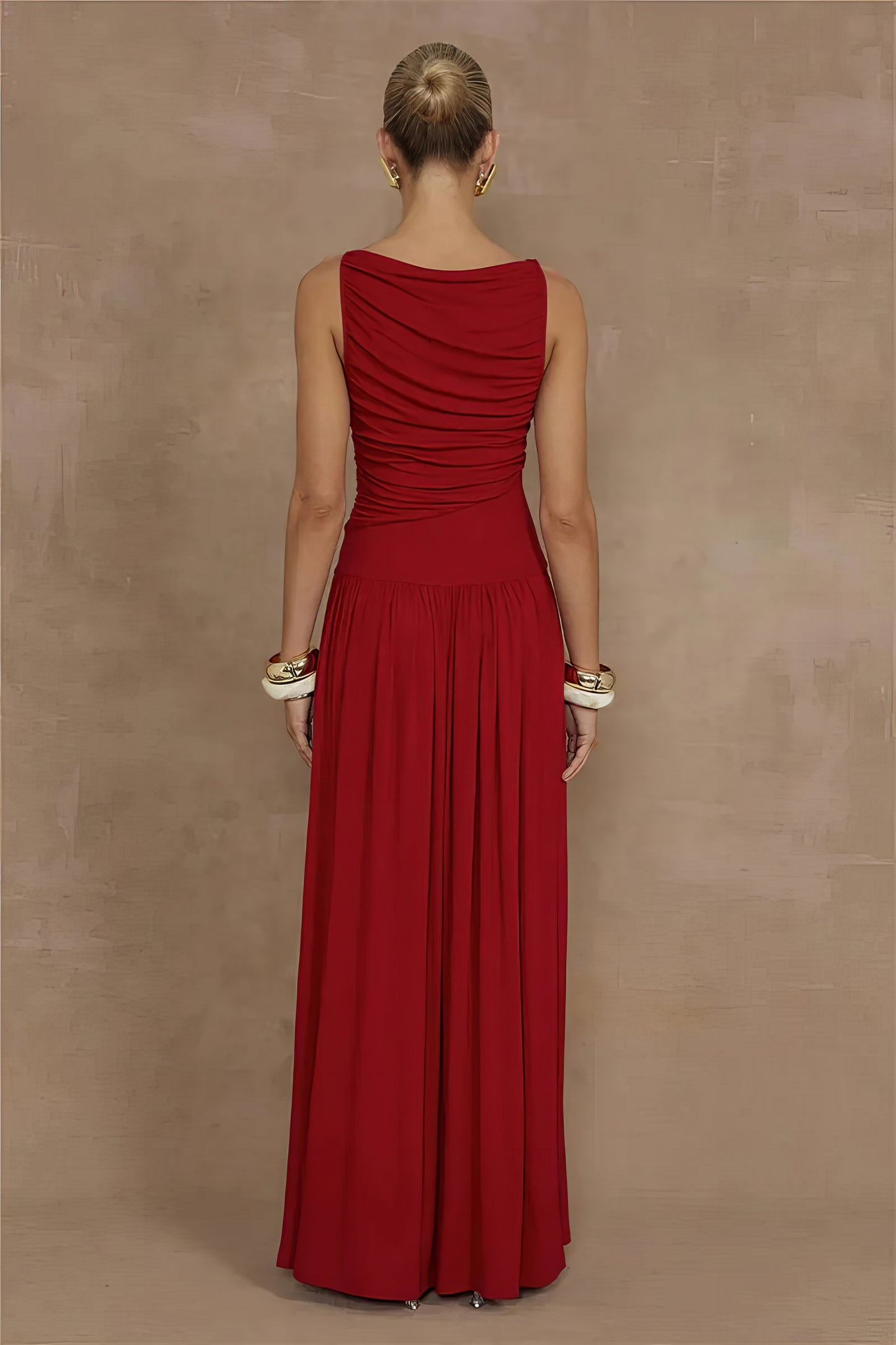 Jade Maxi Dress - Red