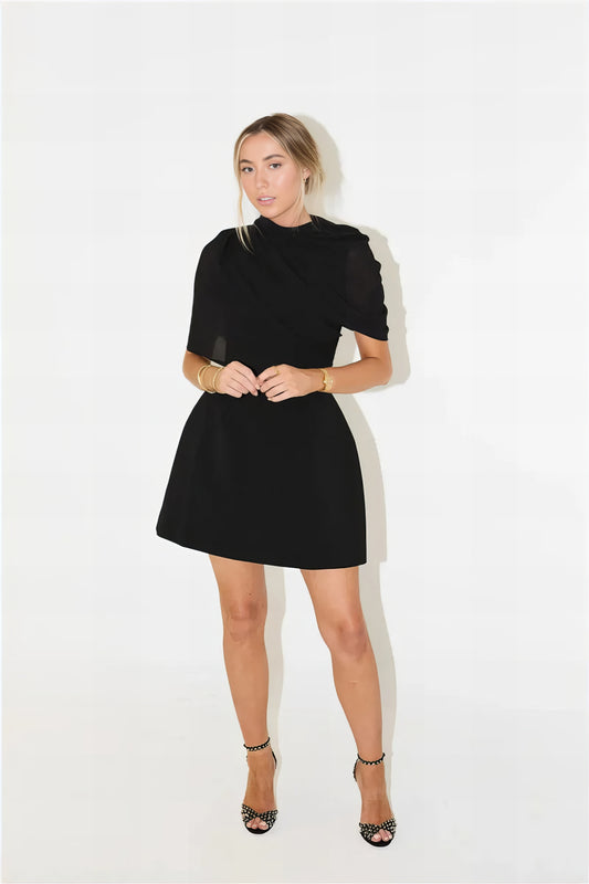 Nicole Mini Dress - Black