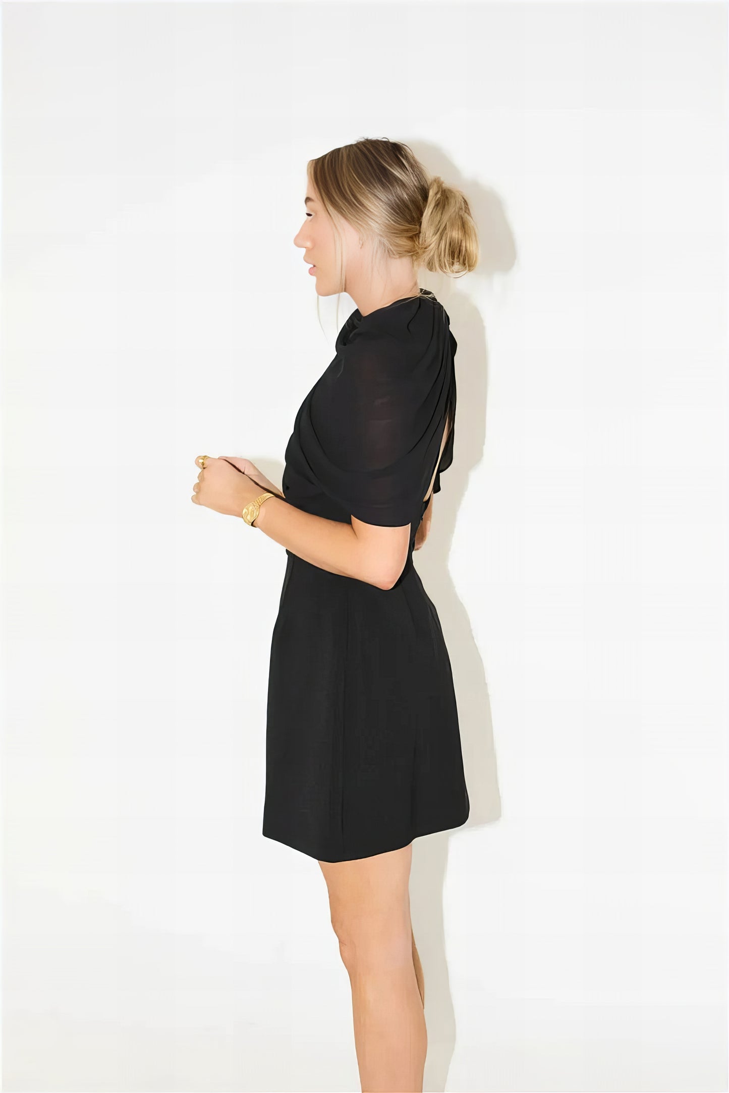 Nicole Mini Dress - Black