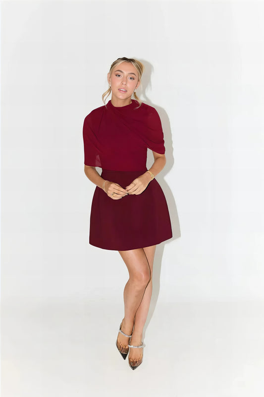 Nicole Mini Dress - Red